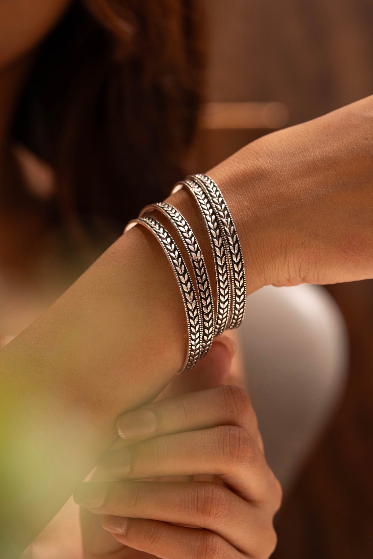 Aadhya Leaf Sequence Bangle