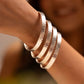 Aadhya Dotted Hammered Bangle