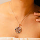 Mishi Navratan Floral Garden Necklace