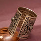 Anokhi Chitai Floral Motif Statement Handcuff