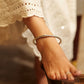 Aadhya Textured Mesh Ankle Kada