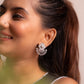 Anaya Square Sunray Drop Earrings
