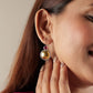 Aadhya Ruby Matte Drop Earrings