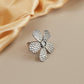 Anaya Bloom Petal Textured Ring
