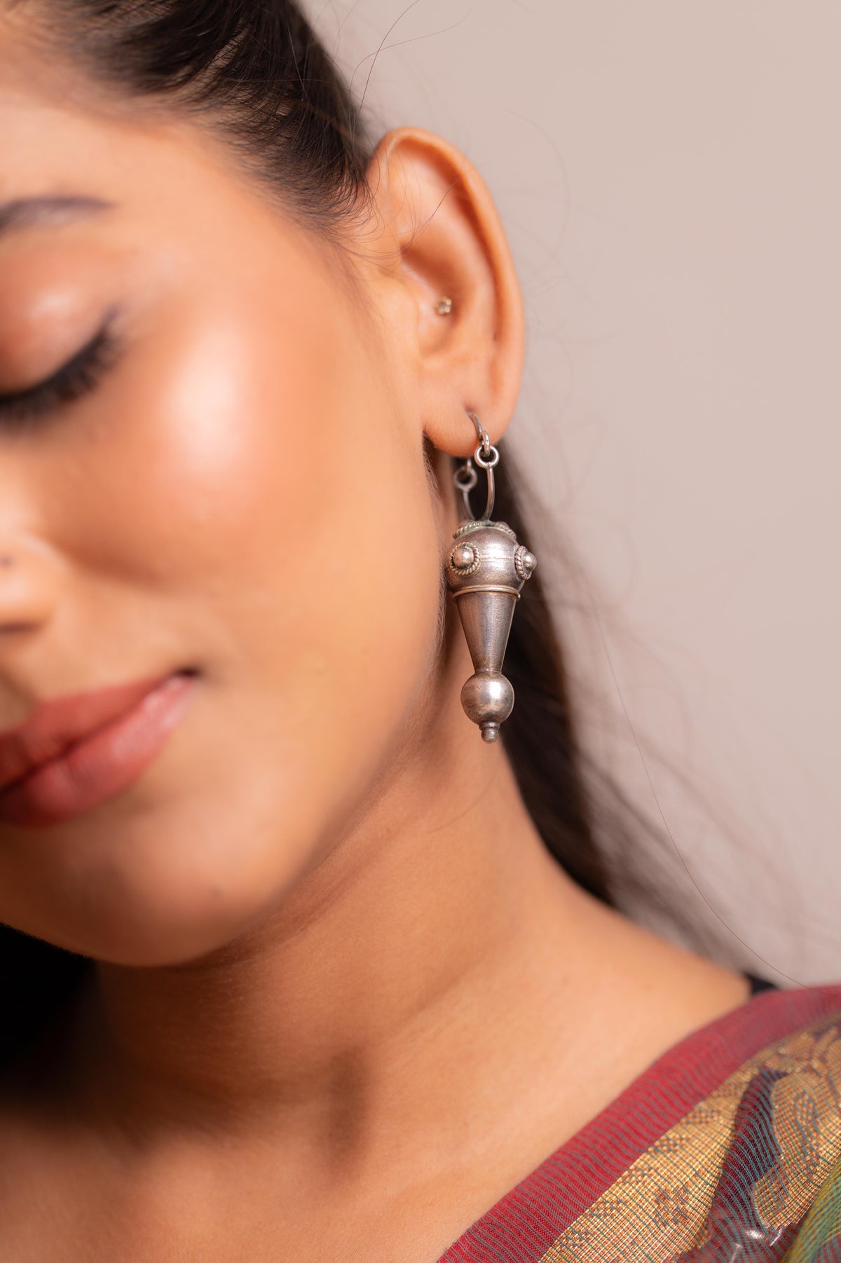 Anokhi Tribal Cone Hoops