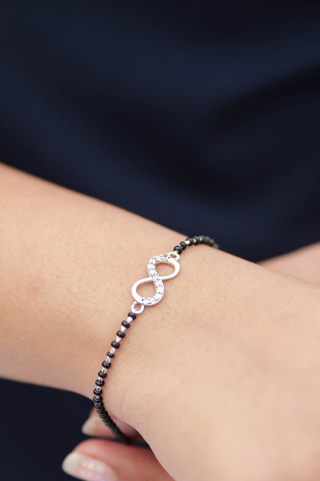 Aadhya Infinity Grace Mangalsutra Bracelet