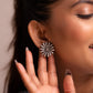 Anokhi Flower Embossed Studs