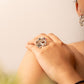 Mishi Navratan Peacock Bloom Ring