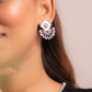 Anaya Square Sunray Drop Earrings