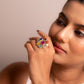 Navratna Statement Cocktail Ring