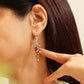 Anokhi Navratan Noor Fringe Necklace Set