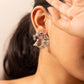 Navratna Bird Hoop Earring