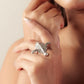 Vintage Spade Matte Ring