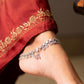 Aadhya Gulbahar Floral Anklet Pair