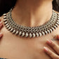 Aadhya Crescent Beaded Choker