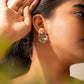 Mishi Navratan Peacock Bloom Stud