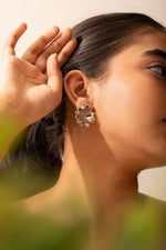 Mishi Navratan Peacock Bloom Stud