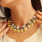 Anokhi Navratan Jhalar Pearl Necklace