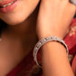 Anokhi Floral Motif Carved Bangle