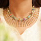 Anokhi Navratan Noor Fringe Necklace