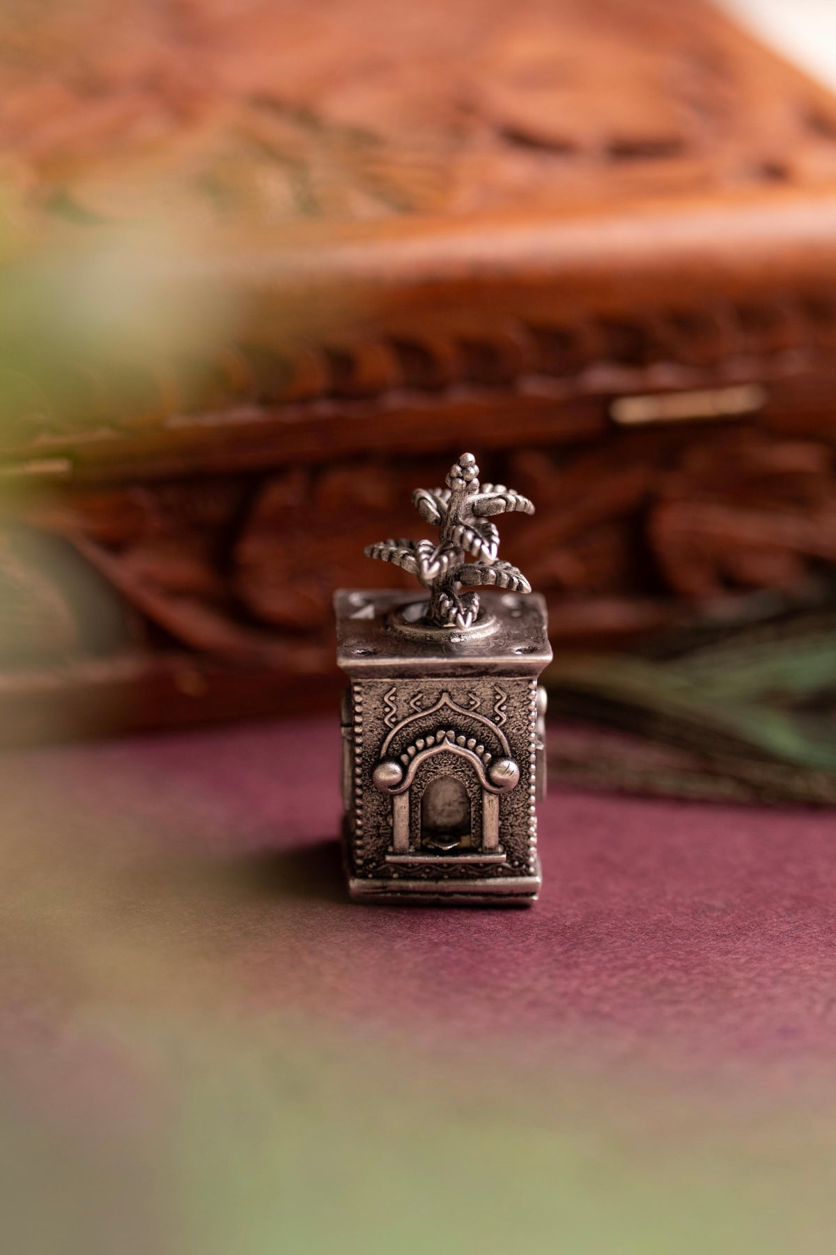 Shree Tulsi Vriksha Silver Idol