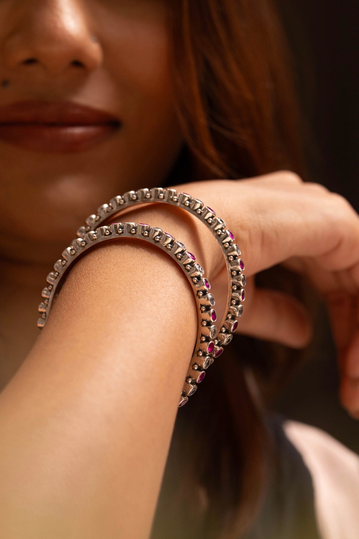 Mishi Ruby Trail Bangle