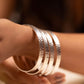 Aadhya Dotted Hammered Bangle