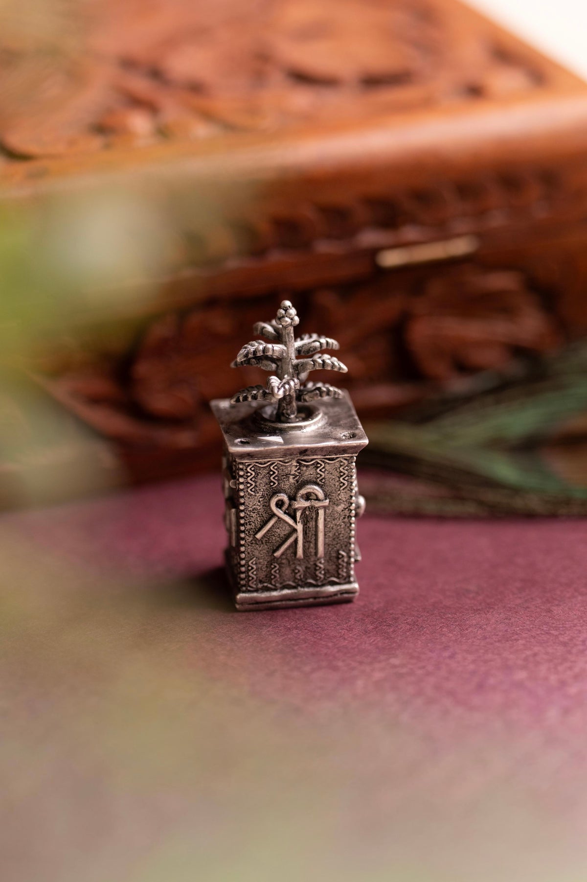 Shree Tulsi Vriksha Silver Idol