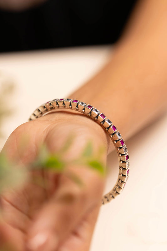 Mishi Ruby Prism Bangle