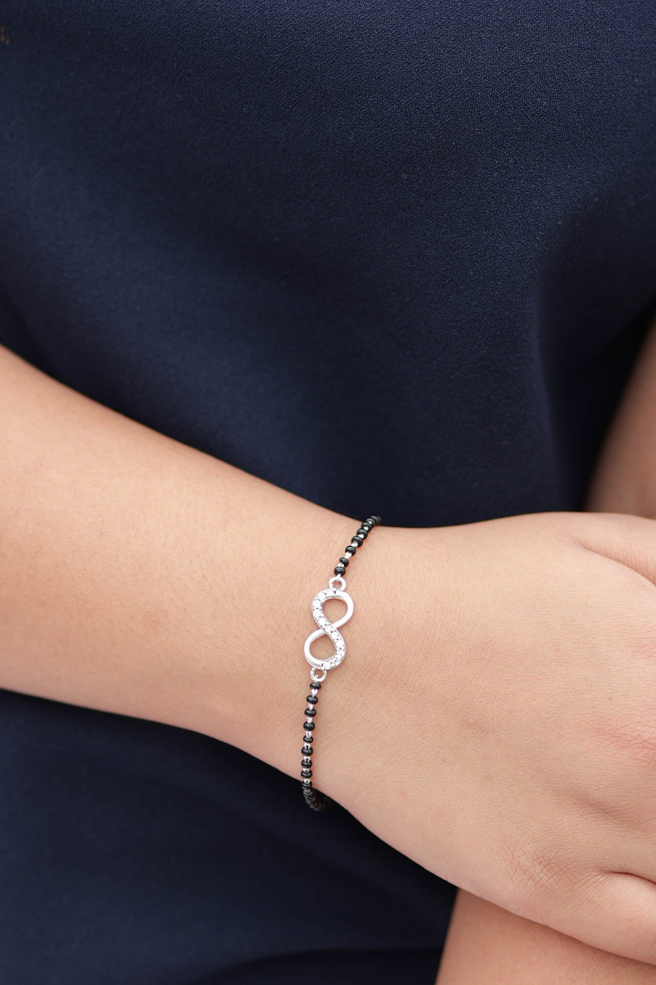 Aadhya Infinity Grace Mangalsutra Bracelet