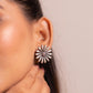 Anokhi Flower Embossed Studs
