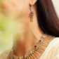 Anokhi Navratan Noor Fringe Necklace Set