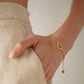 Aadhya Hollow Heart Bracelet
