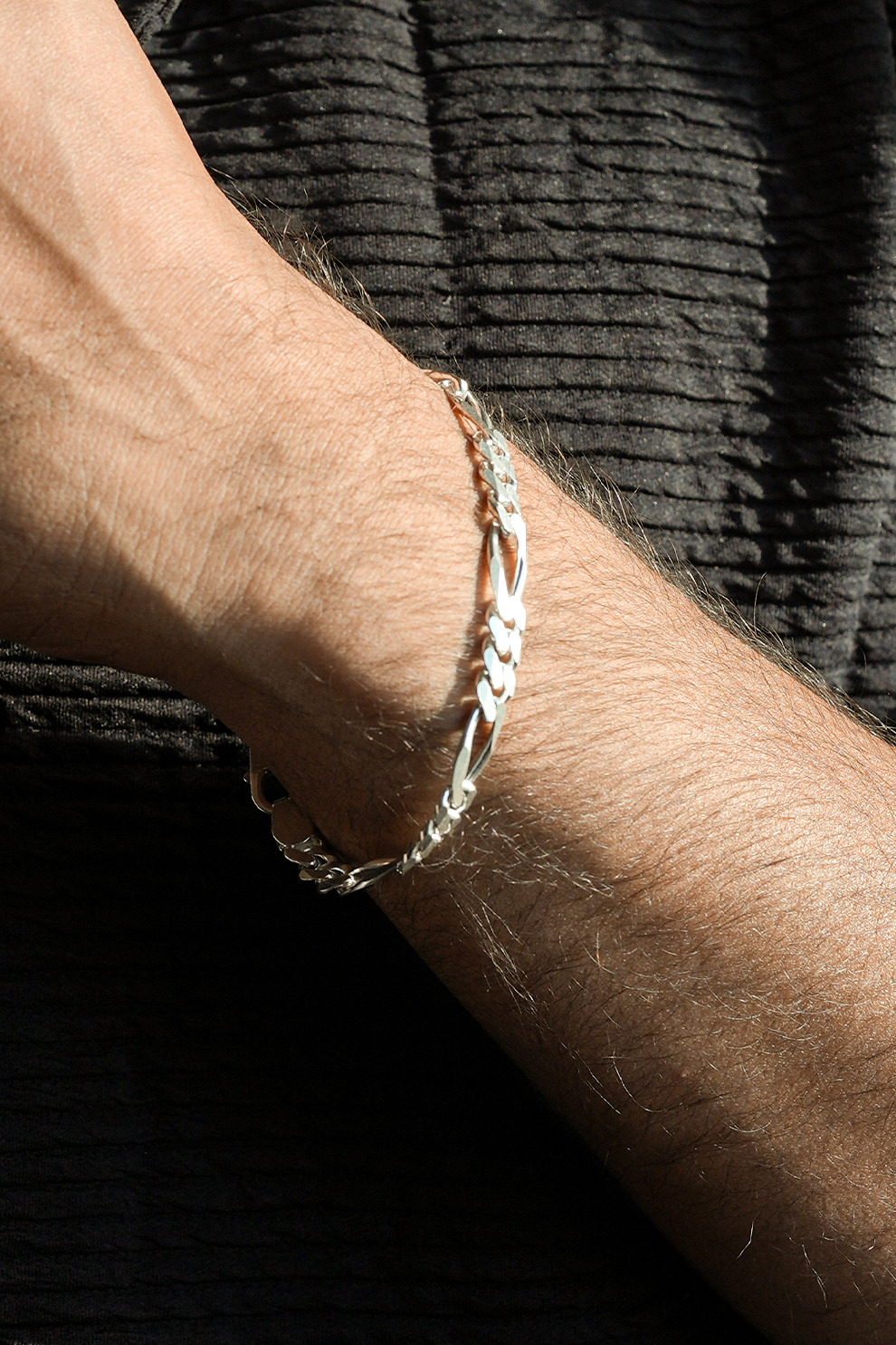 Classic Figaro Link Men’s Bracelet