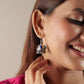 Aadhya Multistone Matte Jhumka