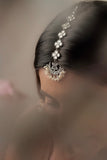Celestial Kundan Chaandphool Pearl Maangtika