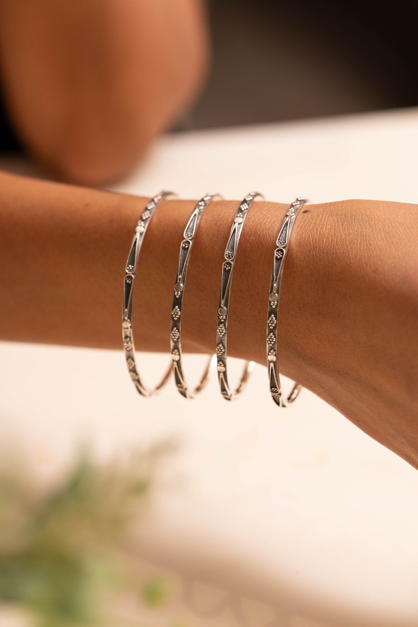 Anaya Vintage Vine Bangle