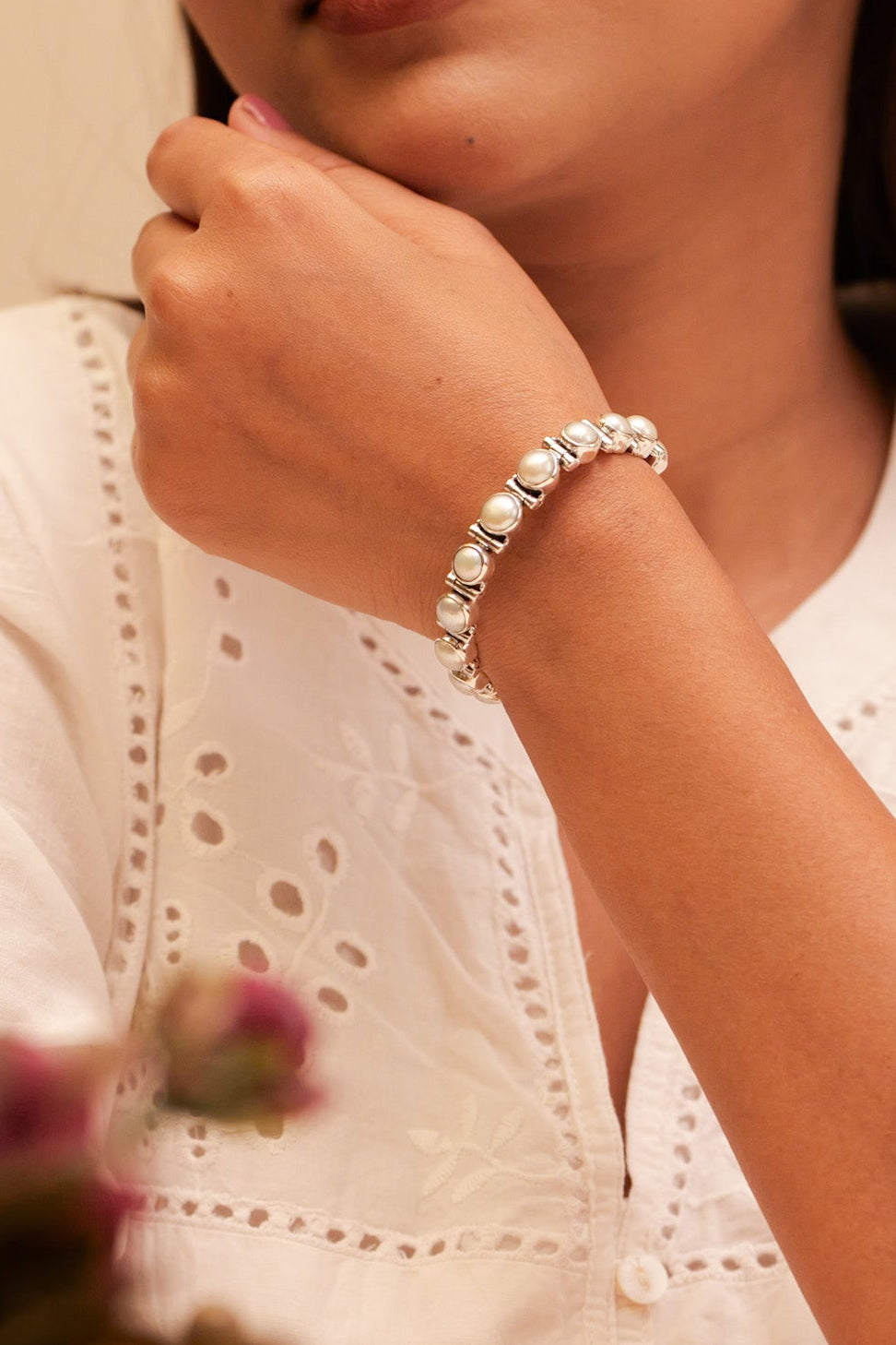 Khia Timeless Pearl Bracelet