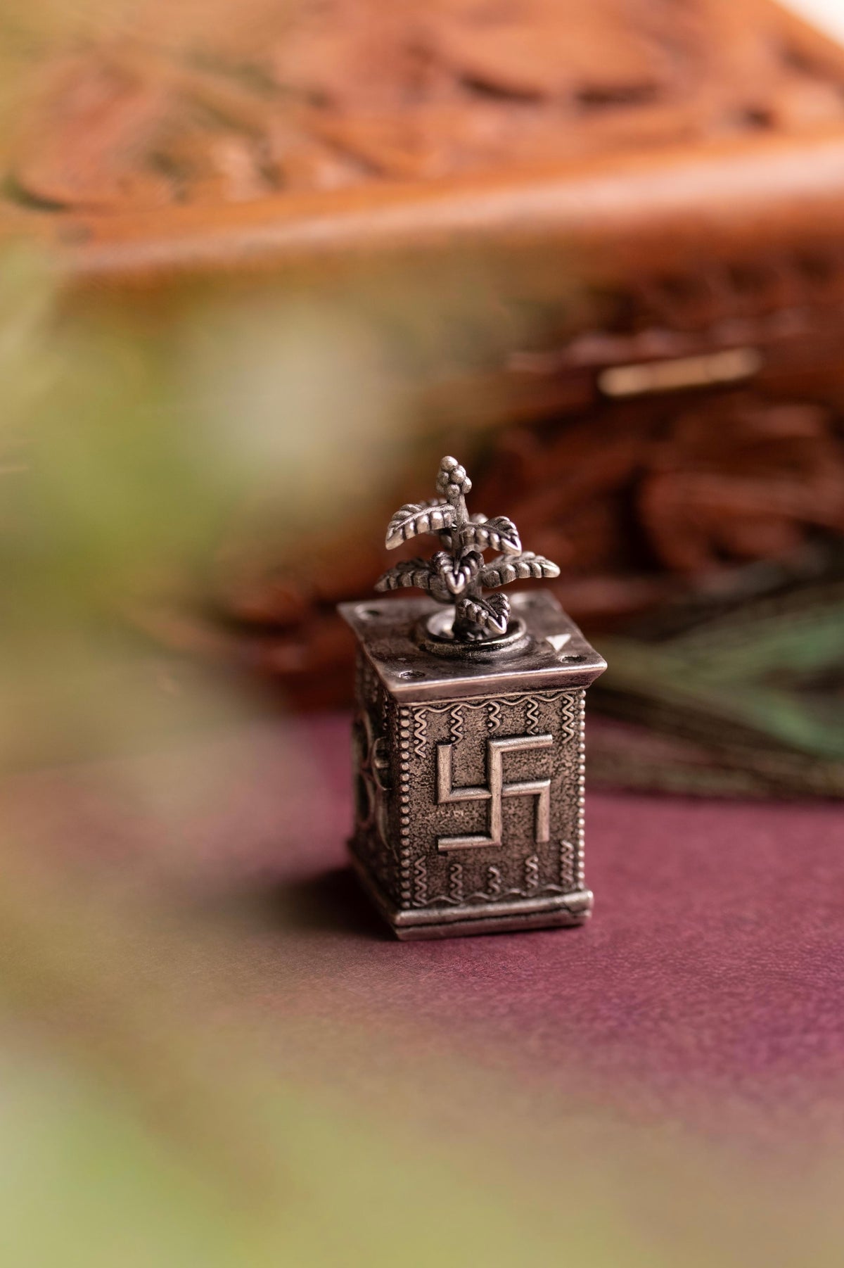 Shree Tulsi Vriksha Silver Idol