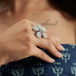 Anaya Bloom Petal Textured Ring