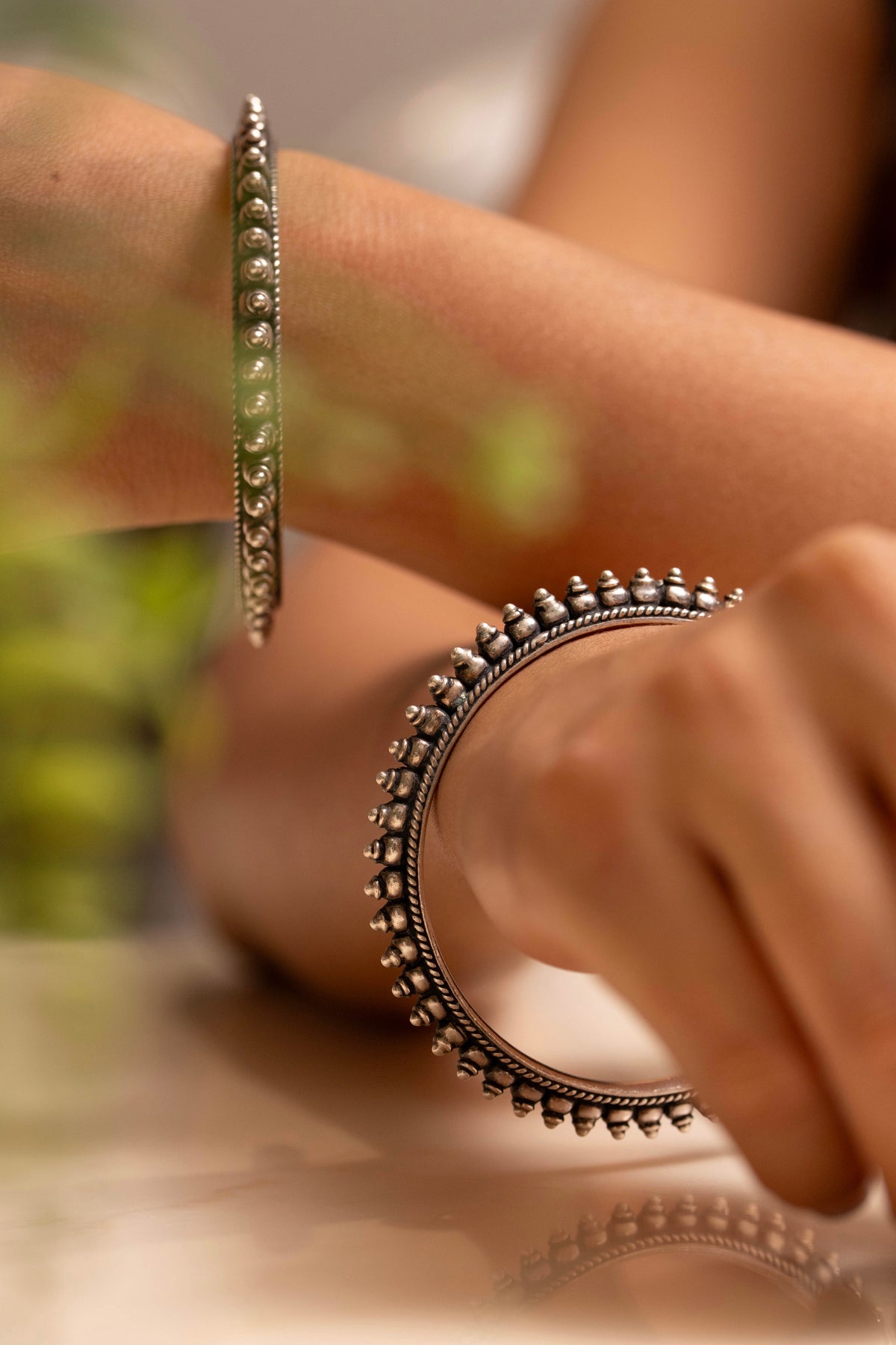 Aadhya Classic Carved Sequence Bangle