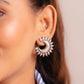 Aadhya Sunray Crescent Studs