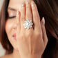 Chandni Kundan Floral Ring