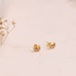 Celeste Diamond Moon Studs