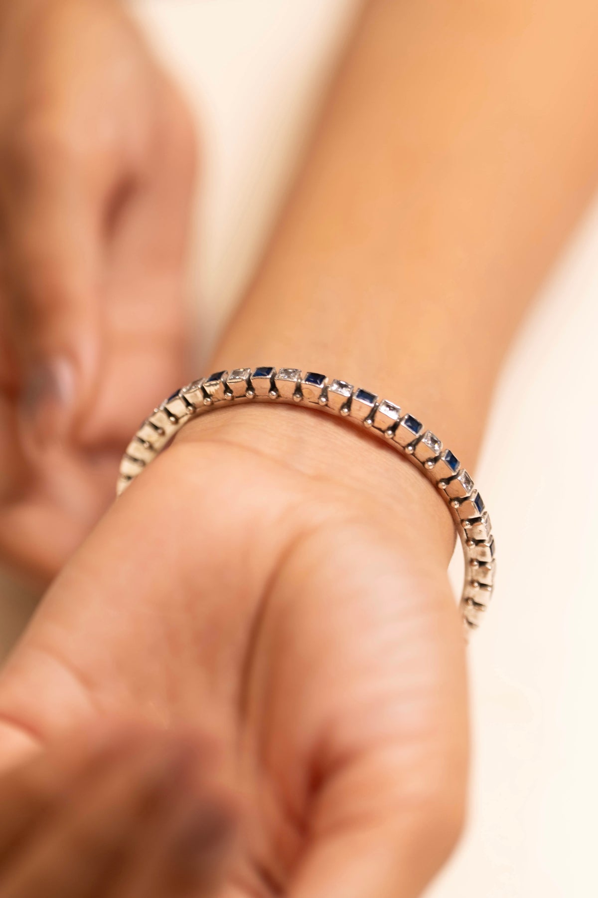 Mishi Sapphire Prism Bangle