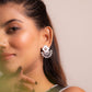 Anaya Square Sunray Drop Earrings