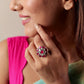 Ruhani Ruby Floral Ring