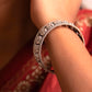 Anokhi Floral Motif Carved Bangle
