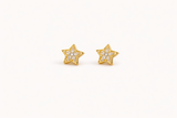 Celeste Diamond Star Studs