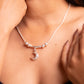 Celestial Crescent Drop Necklace